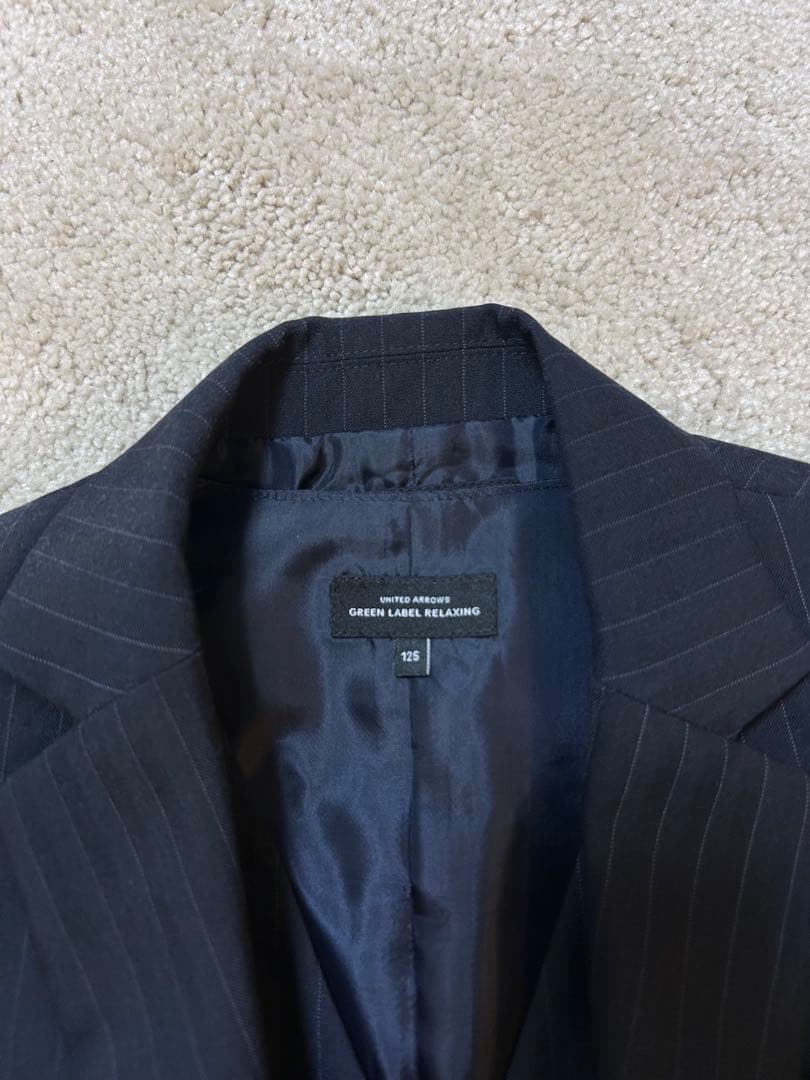 GREEN LABEL RELAXING ストライプスーツ