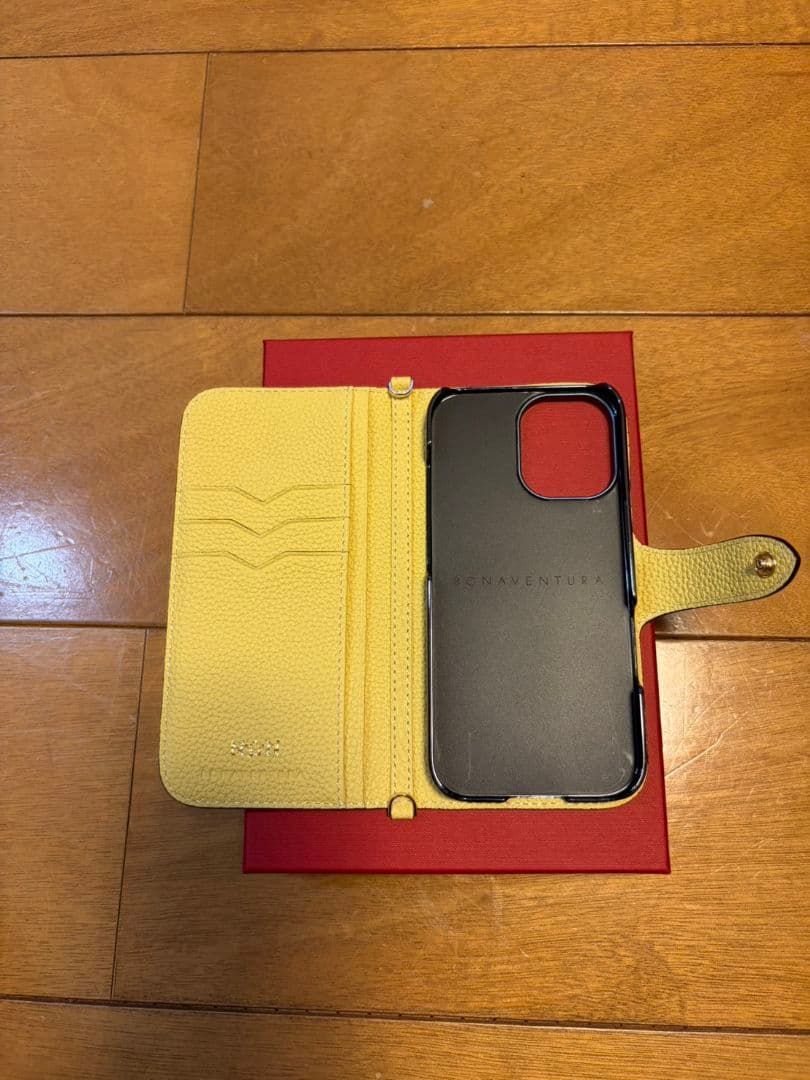 【新品未使用】iPhone17 ボナベンチュラ 手帳型ケース