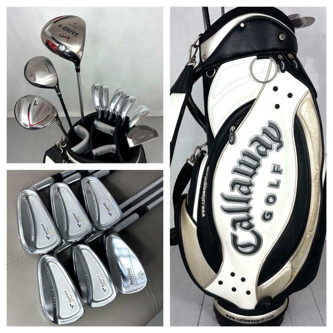 本格派 メンズゴルフクラブ 10本 フルセット ゴルフセット 豪華 お試しセット