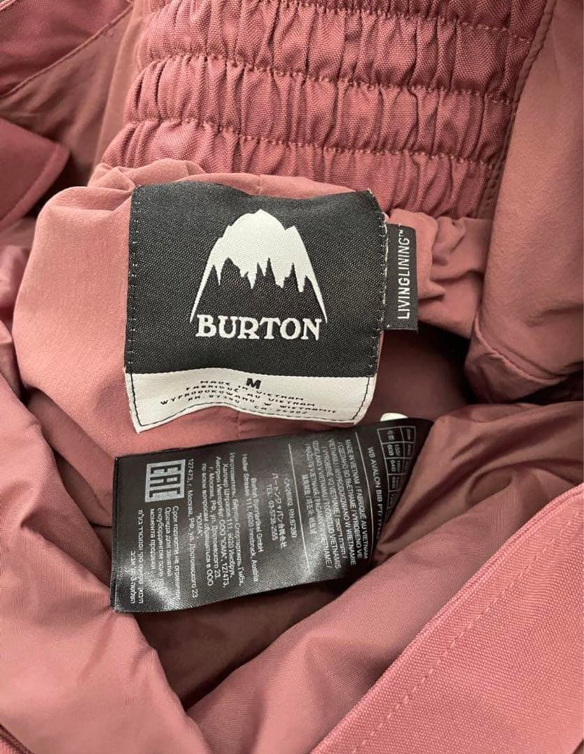 ★最終価格★Burton:ビブパンツ【着用2回のみ】