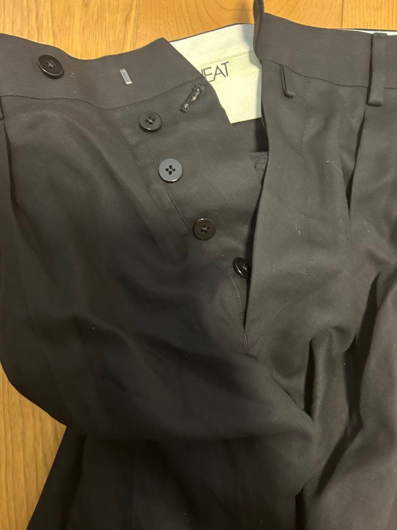新品　NEAT スラックス　コットン
