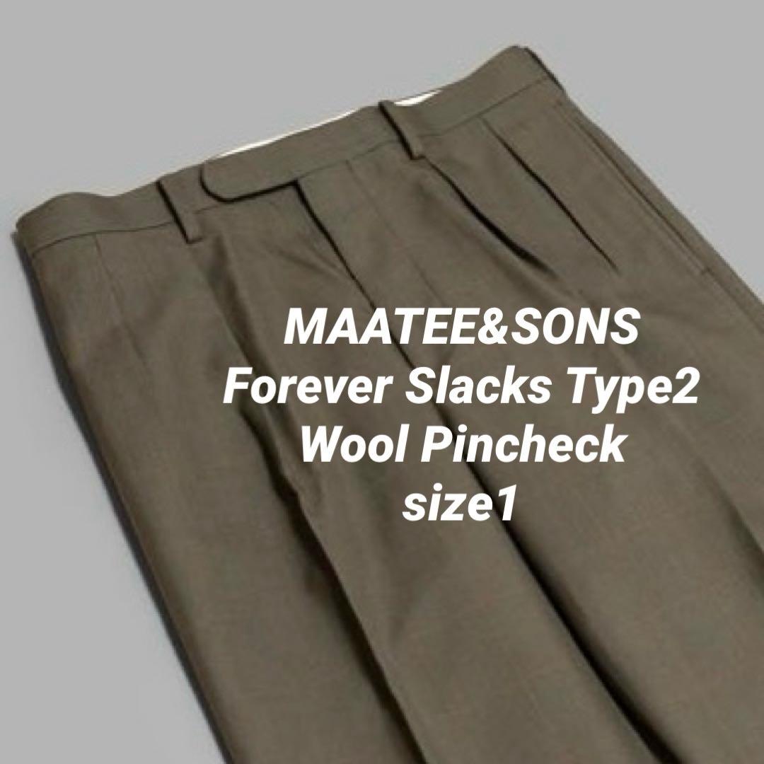 パンツ Forever Slacks Type2 Wool Pincheck size1