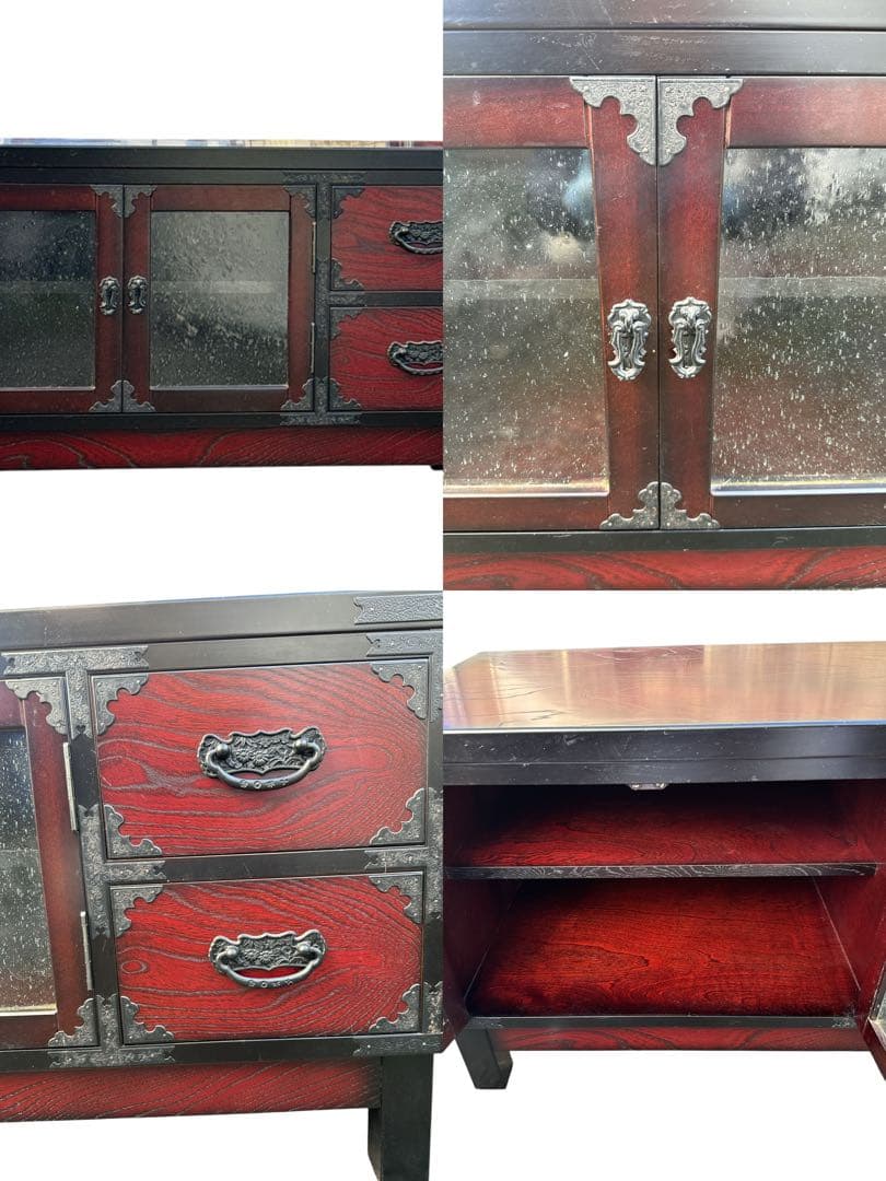 美品　時代箪笥民芸家具レトロ社三丸家具工芸