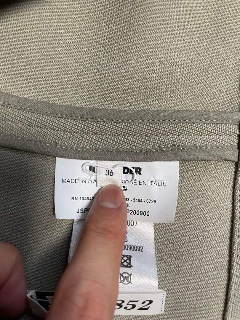 JILSANDER/36/テーラードジャケット