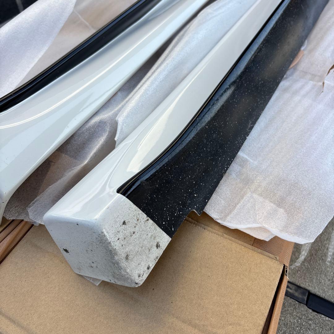 ホンダ　s660　S660.com製　サイドステップ(ホワイト) 中古品