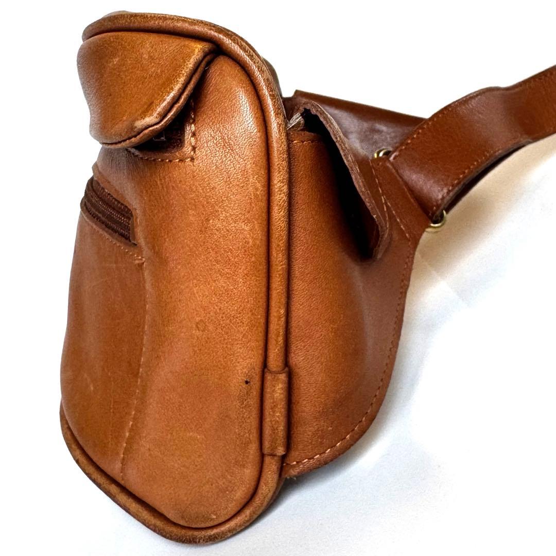 ✨希少・美品✨オールドコーチ ウエストポーチ ショルダーバッグ 茶