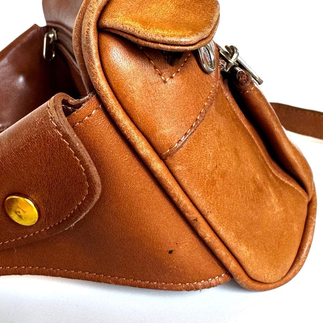 ✨希少・美品✨オールドコーチ ウエストポーチ ショルダーバッグ 茶