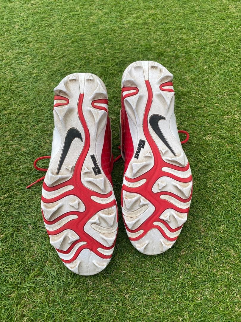 ナイキ/NIKE 野球 スパイク シューズ メンズ レッド ホワイト