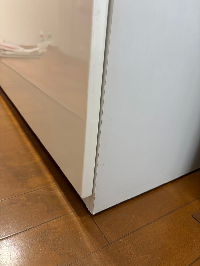 【訳あり・送料込☆】ニトリ 鏡面仕様キッチンカウンター 幅120cmキュリー2白