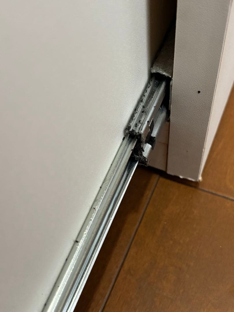 【訳あり・送料込☆】ニトリ 鏡面仕様キッチンカウンター 幅120cmキュリー2白