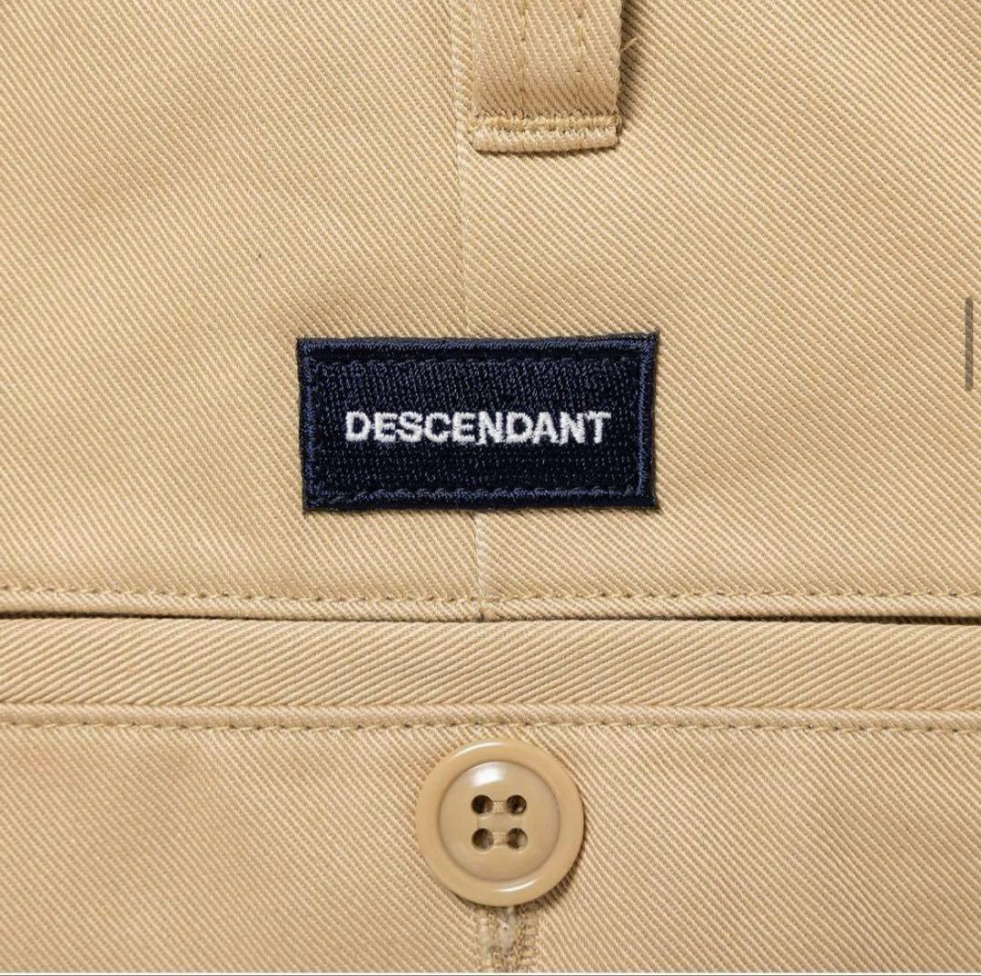 パンツ DESCENDANT ORGANIC COTTON TWILL TROUSERS