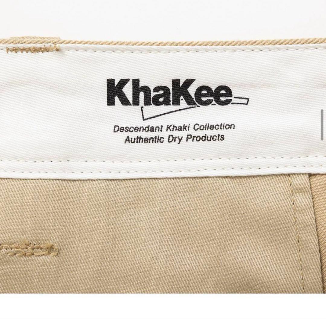 パンツ DESCENDANT ORGANIC COTTON TWILL TROUSERS