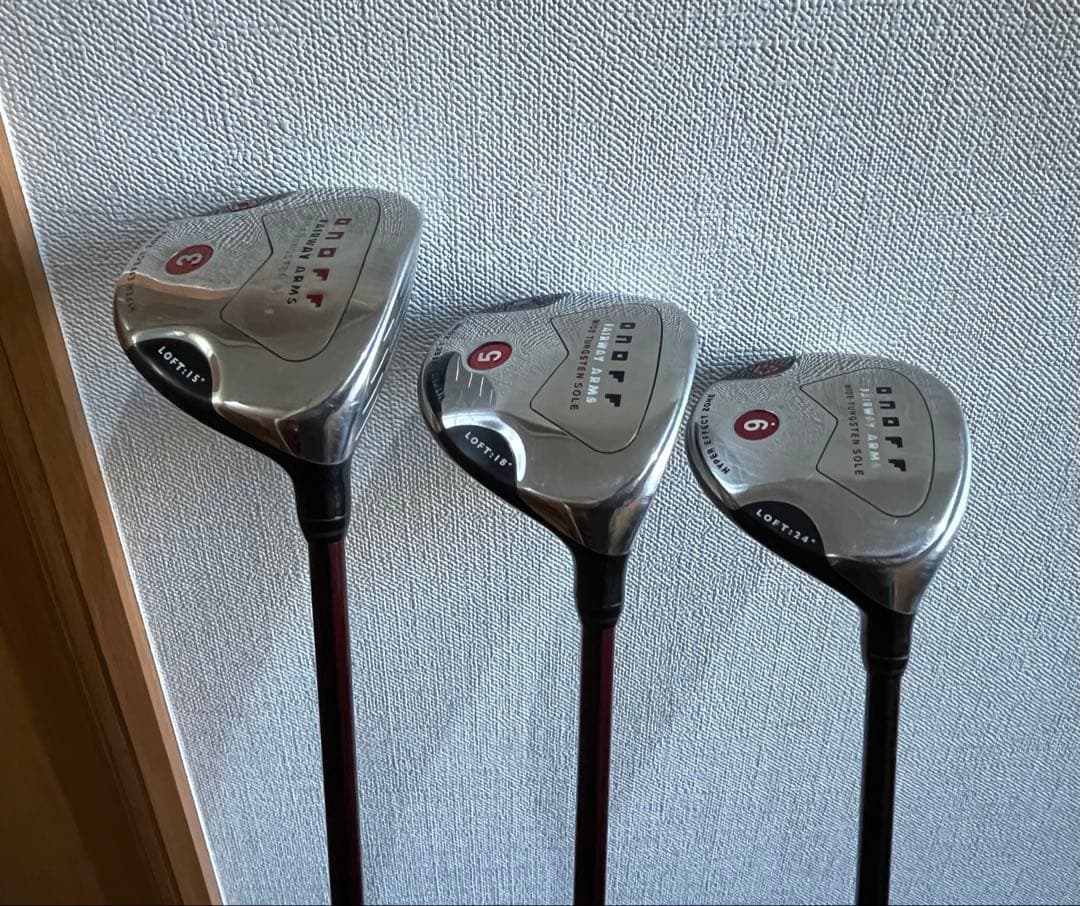 ONOFF オノフフェアウェイウッド　3本セット　3w、5w、9w