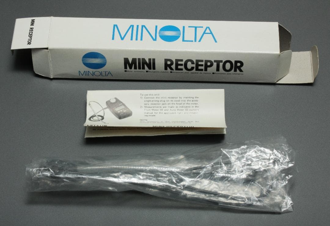 ミノルタ　ミニ受光部　mini receptor 貴重な新品