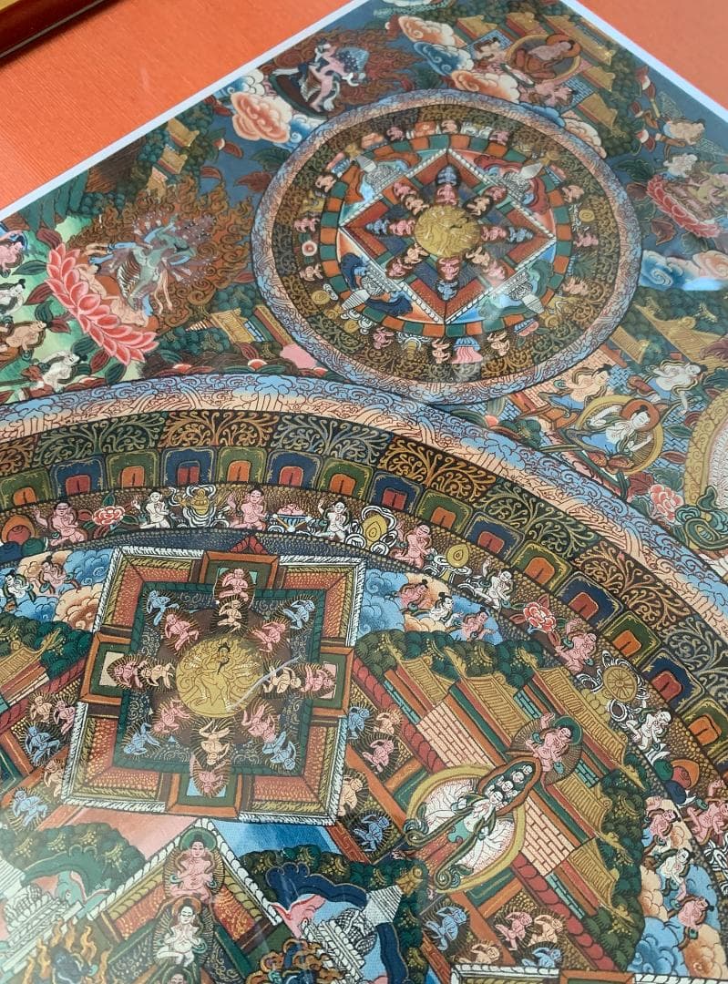 曼荼羅　手描き　肉筆