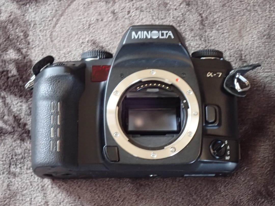 【ジャンク】MINOLTA α-7 フィルム一眼レフカメラ
