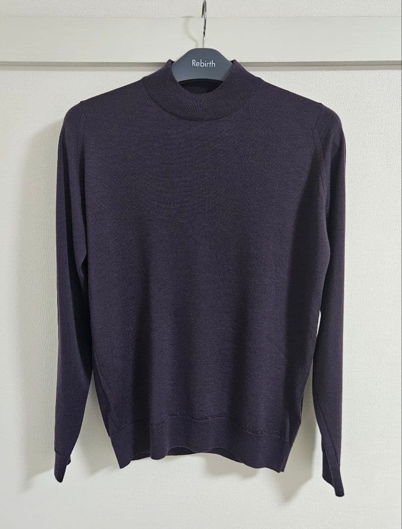 JOHN SMEDLEY モックネック HARCOURT ハイネック