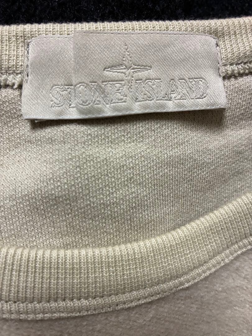 STONE  ベージュ クルーネックスウェット