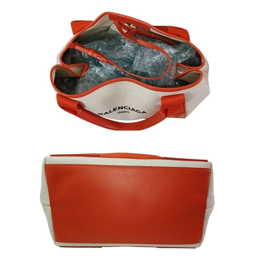 美品 正規品 バレンシアガ ハンドバッグ カバス オレンジ ポーチ付き 鞄