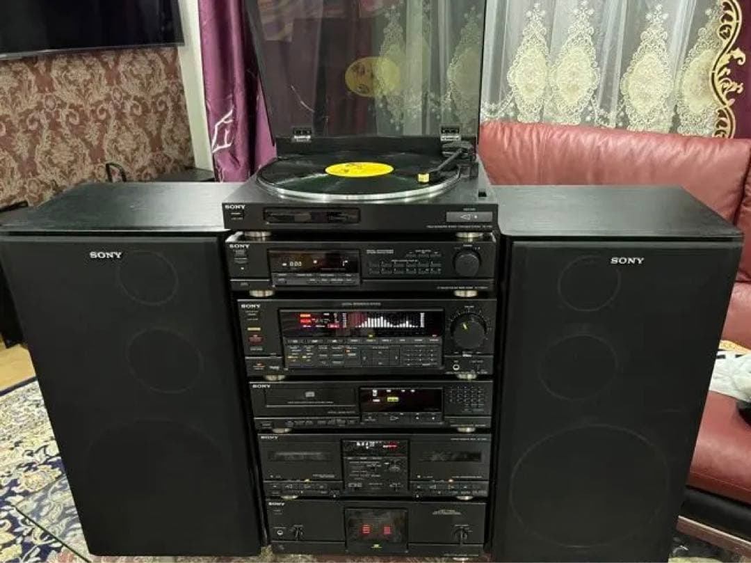 内蔵ブルーツゥース変更可能SONYリバティ LBT-V925 中古品レコード付き