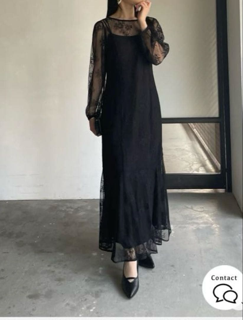nairo レディシルエットレースドレス　オケージョンワンピース