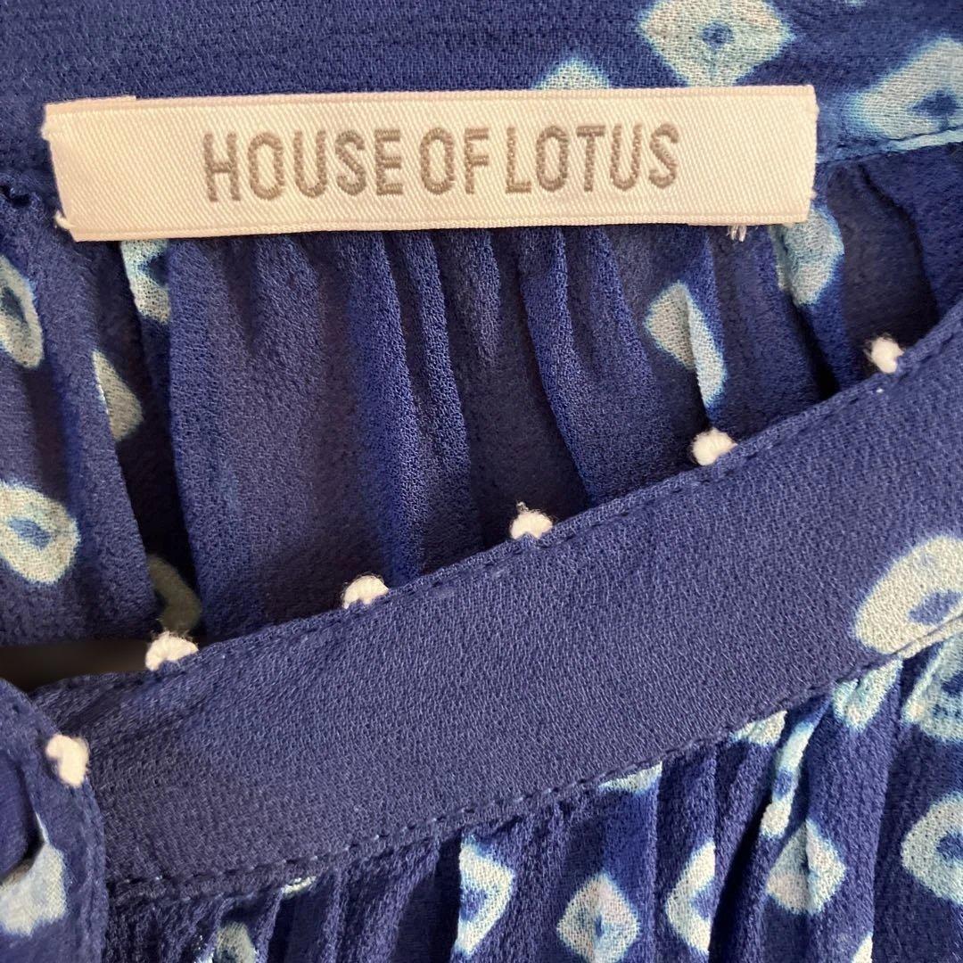 derm様お決まりです　HOUSE OF LOTUS 長袖チュニック