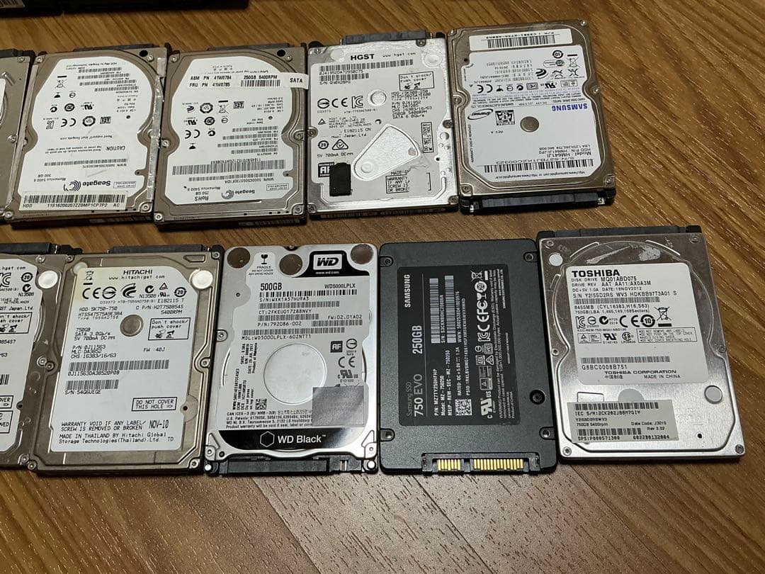 HDD ★まとめて18個セット★初期化済み