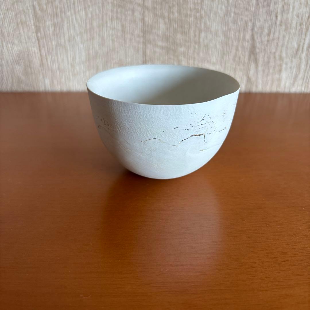 内田鋼一氏作 白ボウル（小）