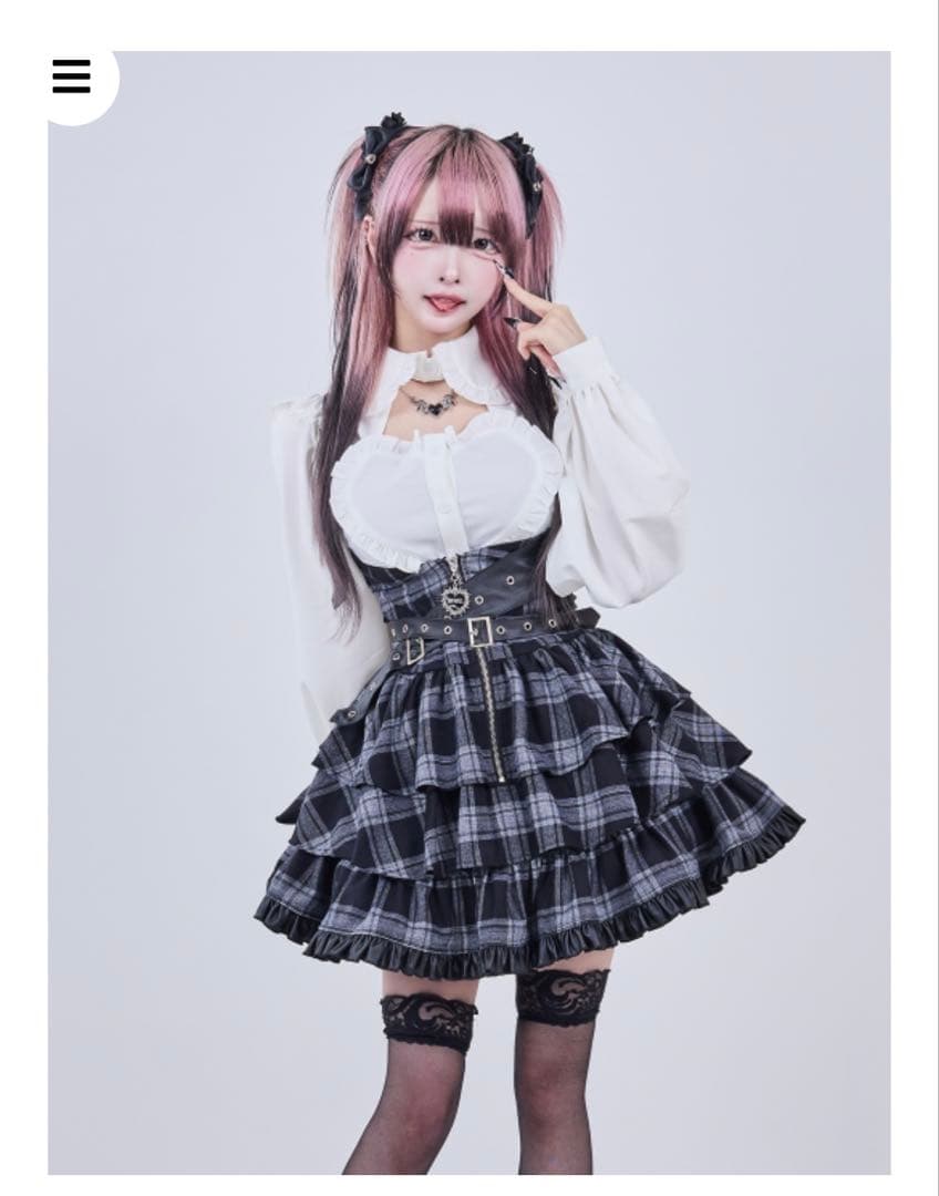 ぴ*可様 インヴァル　クーザ　ブラウスとジャンスカセット