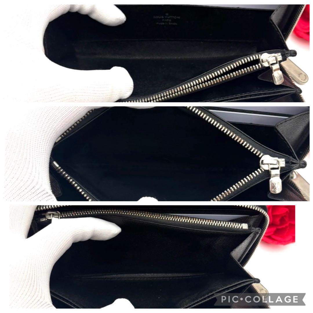 【早い者勝ち】LOUIS VUITTON エピレザー ブラック 長財布
