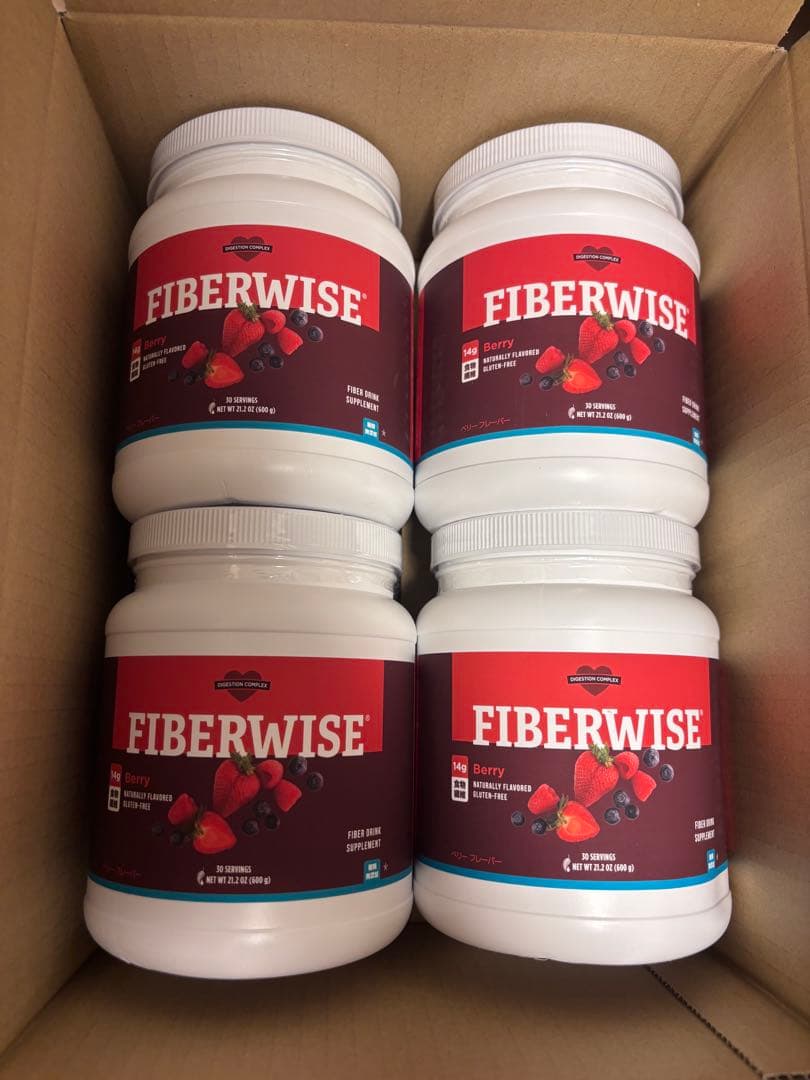 【新品】メラルーカ ファイバーワイズ ベリー600g × 4個