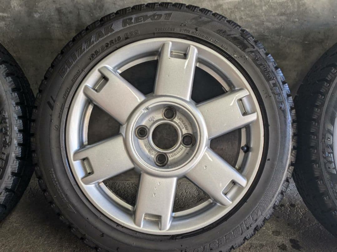 VW ルポ GTI 純正ホイール　４本（スタッドレス 195/50R15）希少