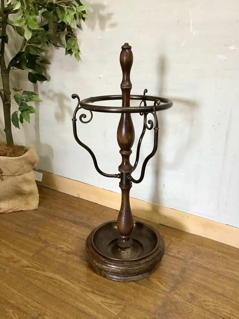 管374☆イタリア製☆カパーニ☆アンティーク☆真鍮☆アンブレラスタンド☆傘立て