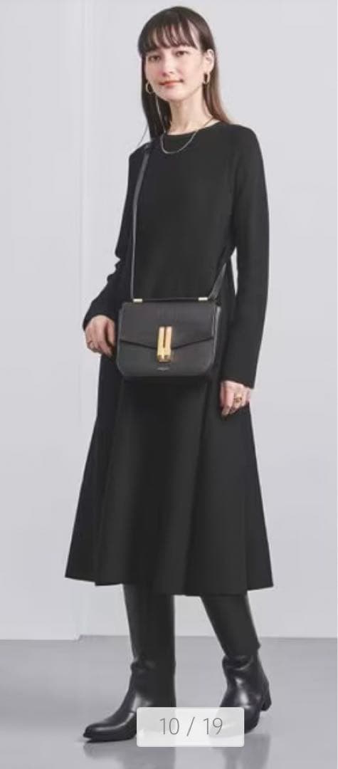 UNITED ARROWS RY/N フレア ニットワンピース