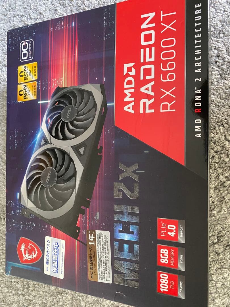 ジャンク　RX 6600 XT MSI