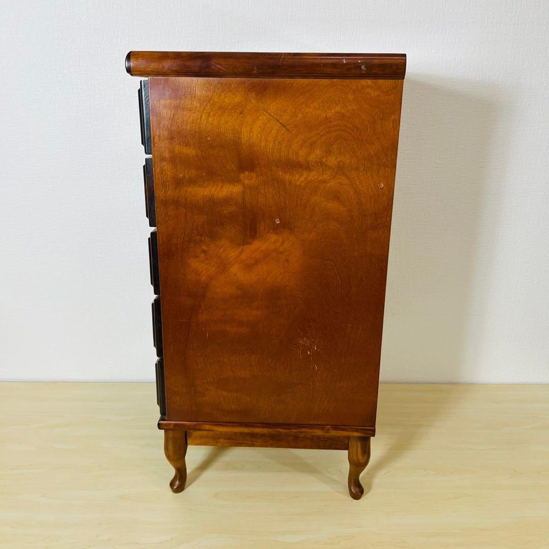 長谷川家具 整理箱 キャロライン 5段チェスト キャビネット HASEGAWA