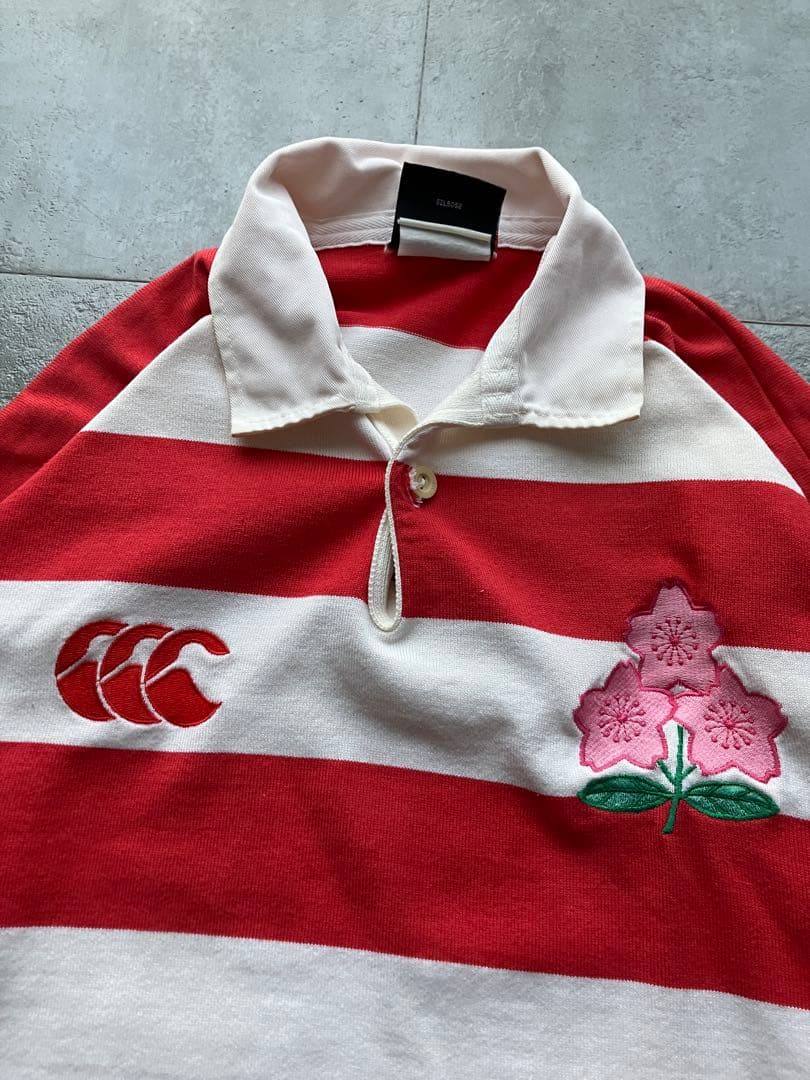 激レア　90s Canterbury ラグビー日本代表　ユニフォーム　長袖