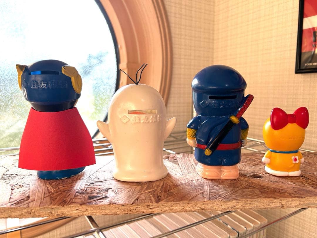 パーマン　オバQ ハットリくん　ドラミちゃん　昭和レトロソフビセット