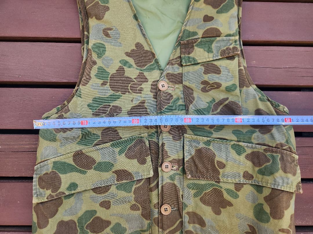 t*様 希少⭐ 60s L.L.Bean エルエルビーン カモ　ベスト　ヴィンテ