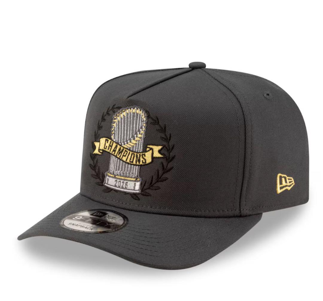 ドジャース　2025 ワールドチャンピオン　優勝パレード　選手着用　キャップ