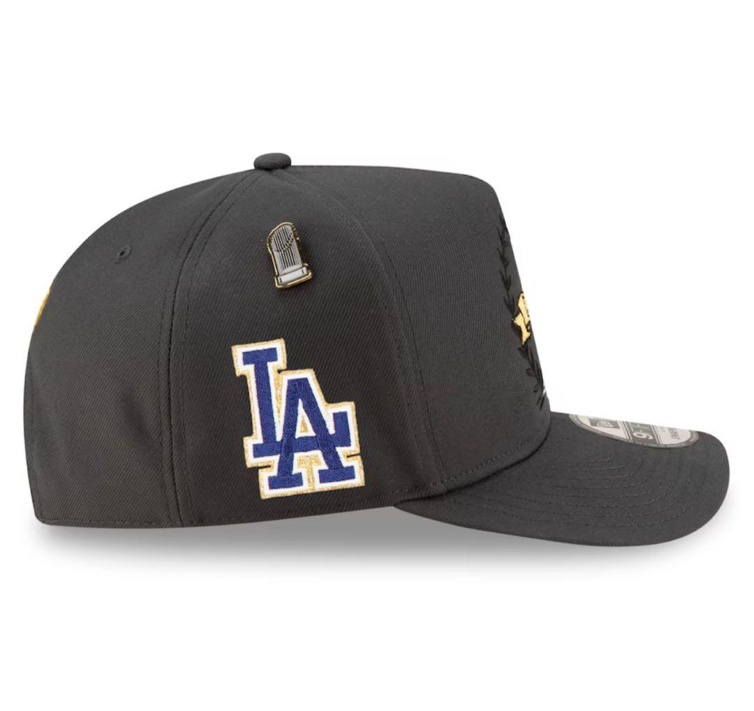 ドジャース　2025 ワールドチャンピオン　優勝パレード　選手着用　キャップ