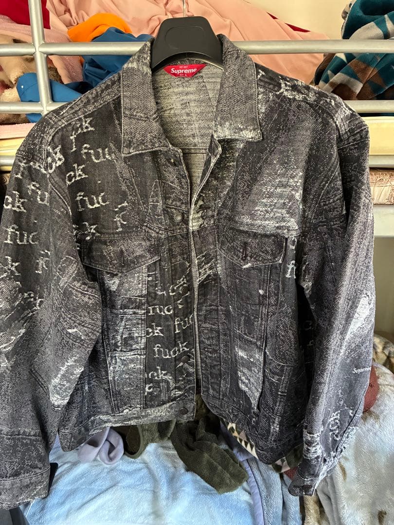 Supreme デニムジャケット ブラック