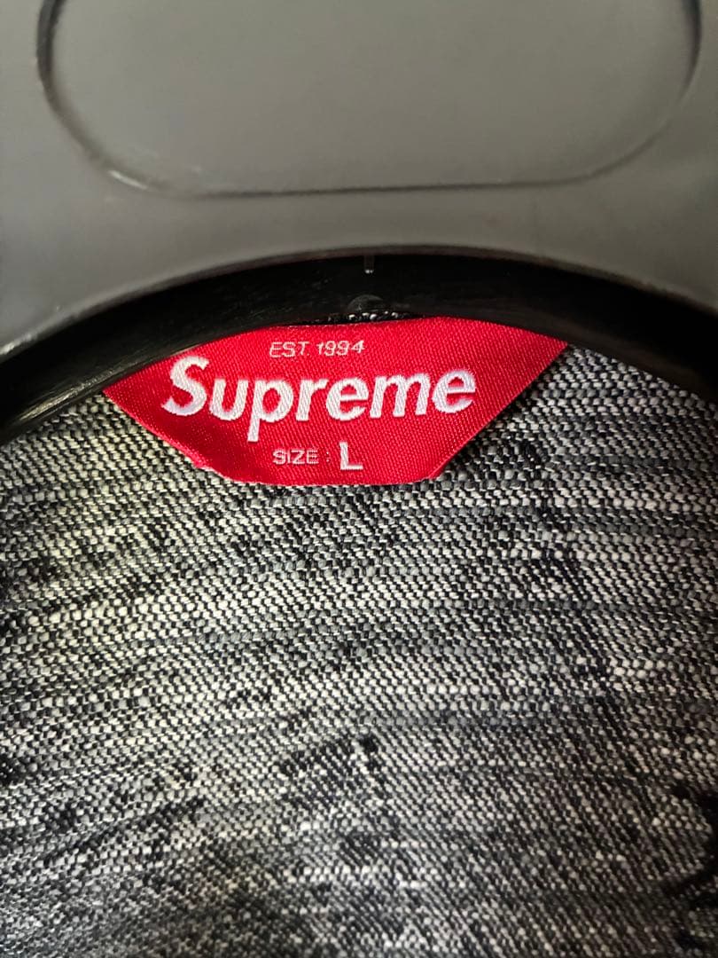 Supreme デニムジャケット ブラック