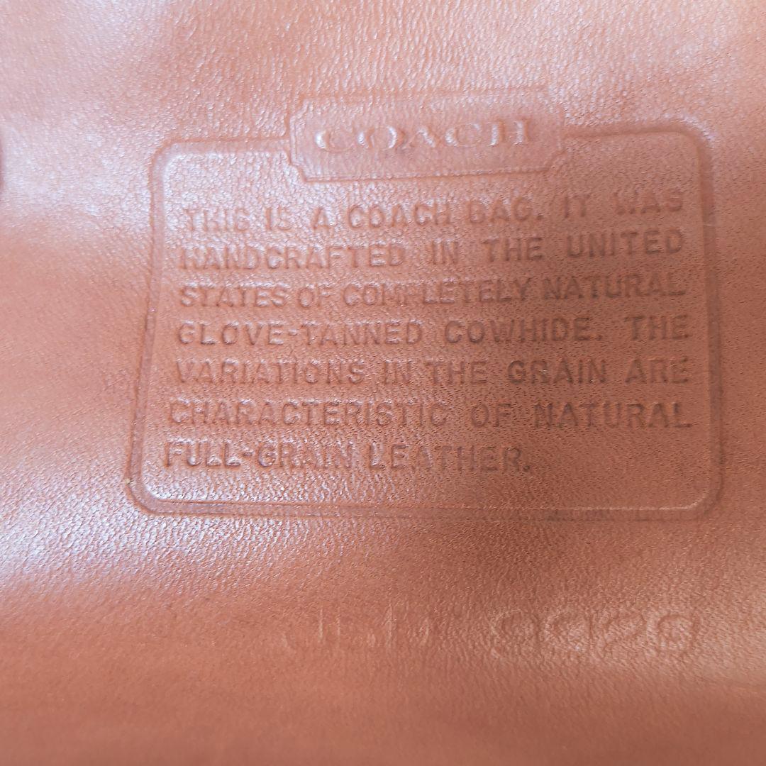 Old Coach オールドコーチ 9929 レザー ショルダーバッグ 西口修平