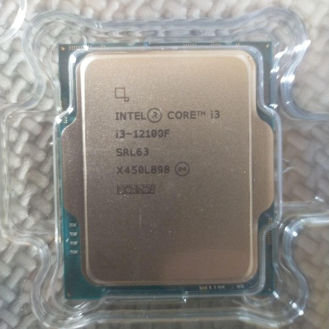 新品Intel Core i3-12100F CPU