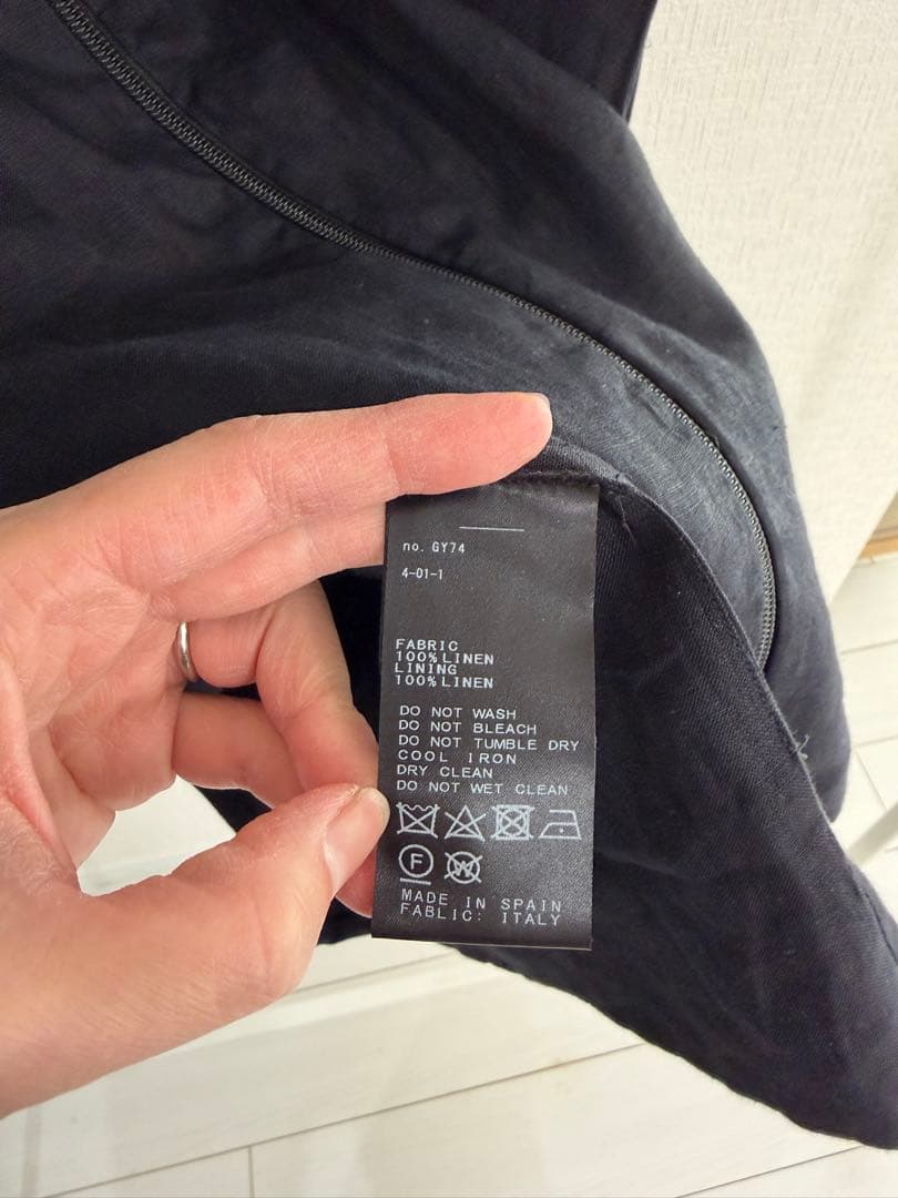 トップス GABRIELA COLL GARMENTS FINE LINEN VEST