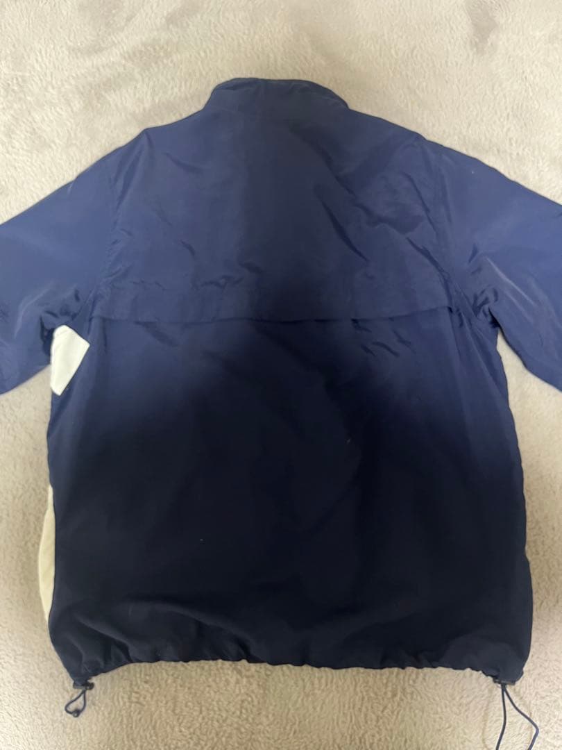 Supreme Sロゴ ナイロンジャケット M ネイビー
