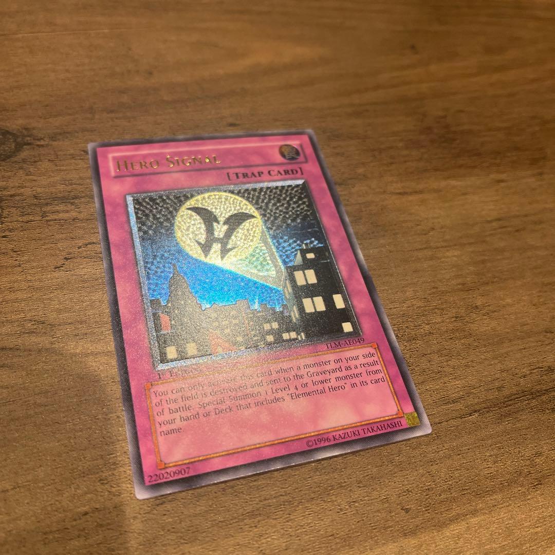 遊戯王 ヒーロー・シグナル　旧アジア　美品　レリーフ