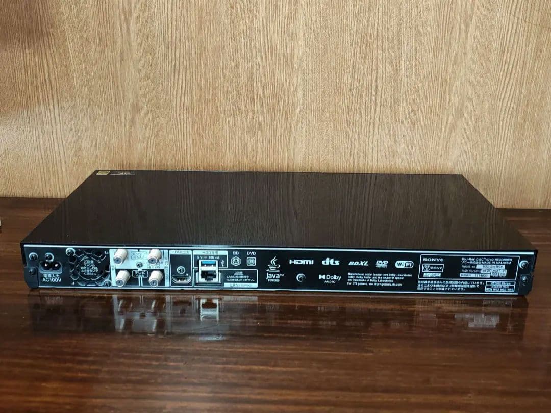 SONY ブルーレイレコーダー BDZ-ZW1800 23年製