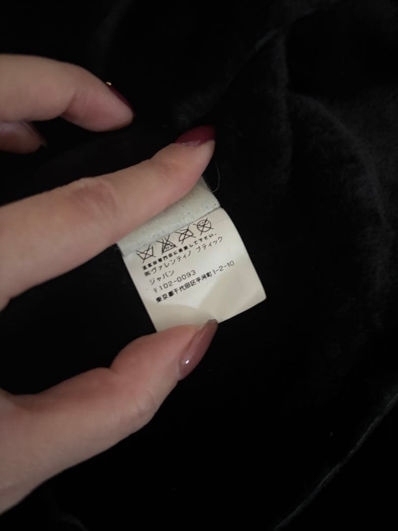 VALENTINO ムートンフリルコート サイズ42小さめ